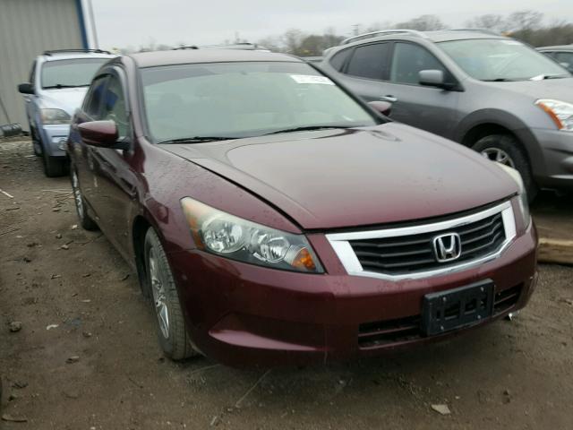 1HGCP26448A162378 - 2008 HONDA ACCORD LXP BURGUNDY photo 1