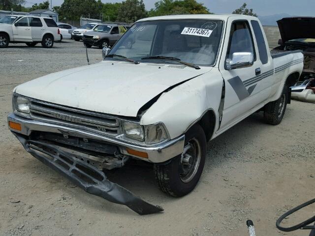 JT4VN93G9K0003227 - 1989 TOYOTA PICKUP 1/2 WHITE photo 2