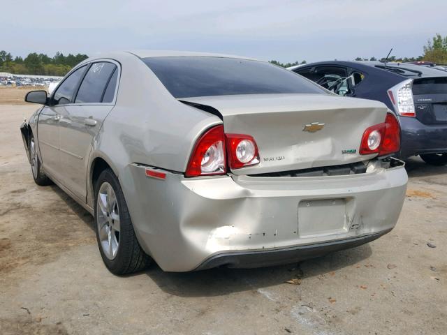 1G1ZA5EU4BF362290 - 2011 CHEVROLET MALIBU LS 金色 照片 3