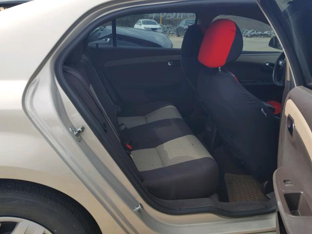 1G1ZA5EU4BF362290 - 2011 CHEVROLET MALIBU LS 金色 照片 6