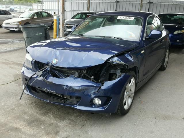 WBAUP7C55CVP22811 - 2012 BMW 128 I BLUE photo 2