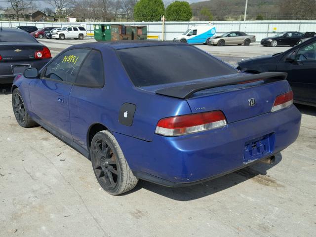 JHMBB62491C001409 - 2001 HONDA PRELUDE BLUE photo 3