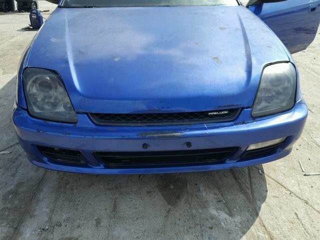 JHMBB62491C001409 - 2001 HONDA PRELUDE BLUE photo 9