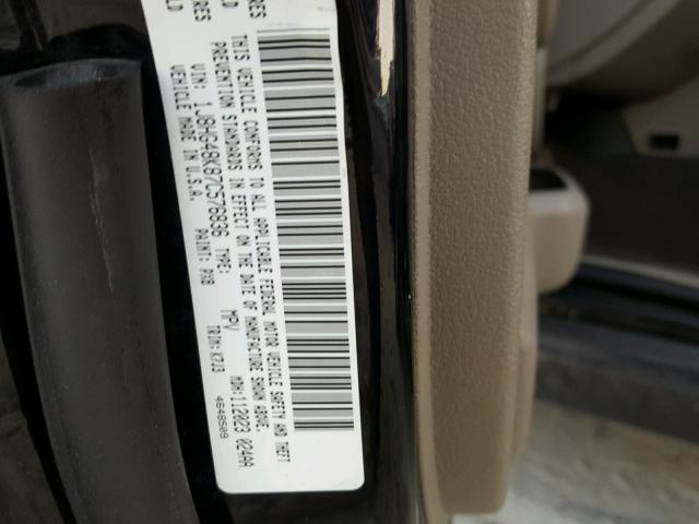 1J8HG48K87C576836 - 2007 JEEP COMMANDER BLACK photo 10