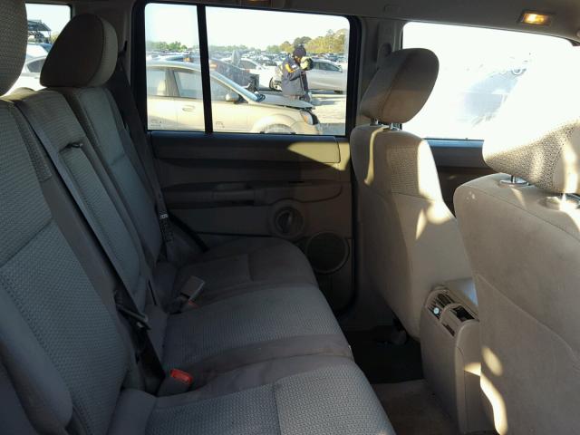 1J8HG48K87C576836 - 2007 JEEP COMMANDER BLACK photo 6