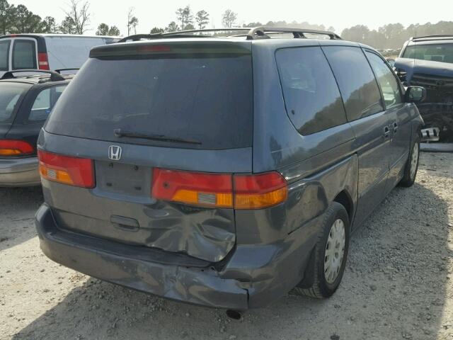 5FNRL18524B043251 - 2004 HONDA ODYSSEY LX GRAY photo 4