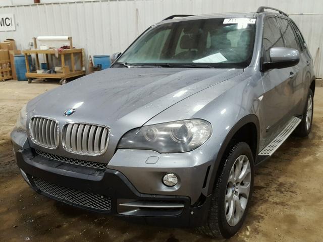 5UXFE83577LZ37713 - 2007 BMW X5 4.8I GRAY photo 2