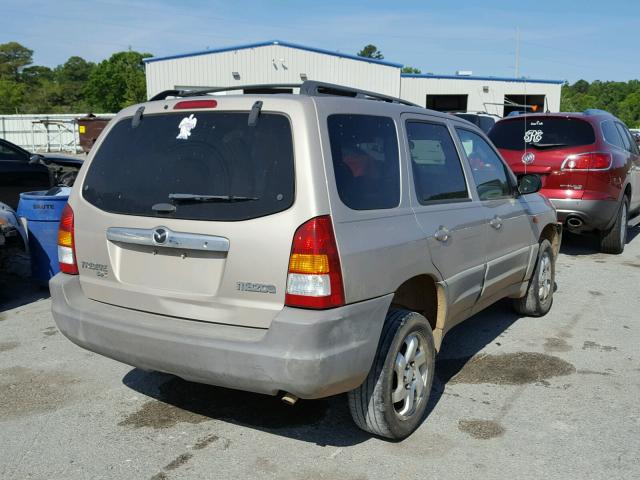 4F2YU07B42KM64060 - 2002 MAZDA TRIBUTE DX 金色 照片 4