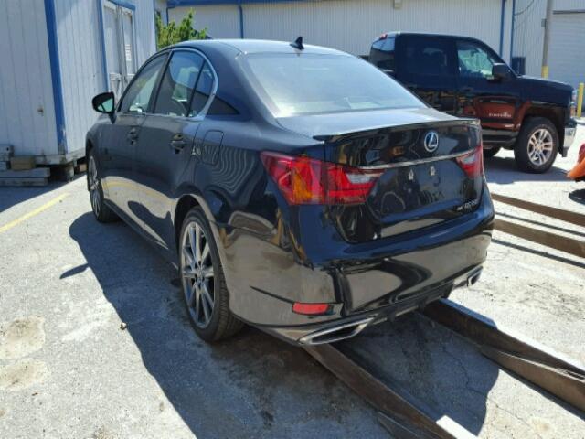 JTHCE1BLXE5026027 - 2014 LEXUS GS BLACK photo 3