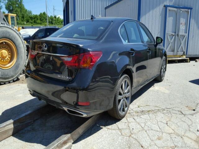 JTHCE1BLXE5026027 - 2014 LEXUS GS BLACK photo 4