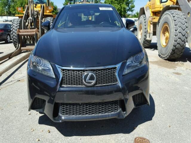 JTHCE1BLXE5026027 - 2014 LEXUS GS BLACK photo 9