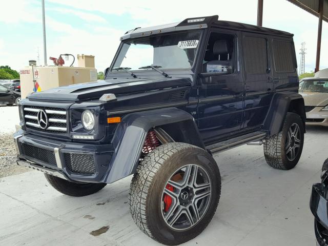 WDCYC5FF8HX274207 - 2017 MERCEDES-BENZ G 550 BLUE photo 2