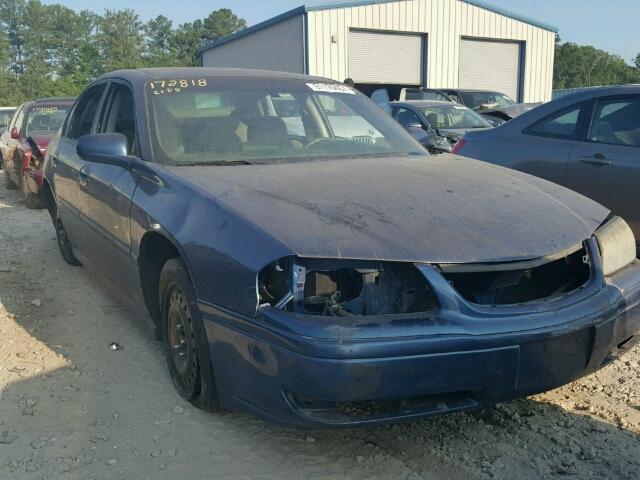 2G1WH52K759284764 - 2005 CHEVROLET IMPALA LS BLUE photo 1