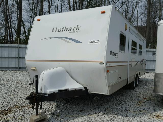 4YDT2802825901076 - 2002 KEYSTONE OUTBACK WHITE photo 2