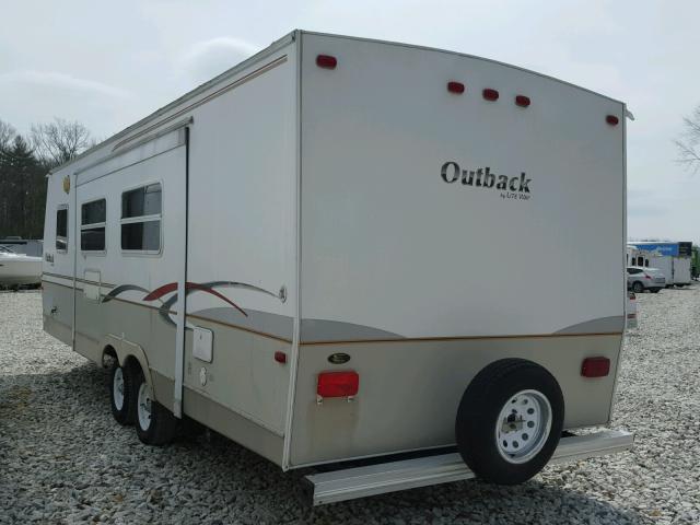 4YDT2802825901076 - 2002 KEYSTONE OUTBACK WHITE photo 3