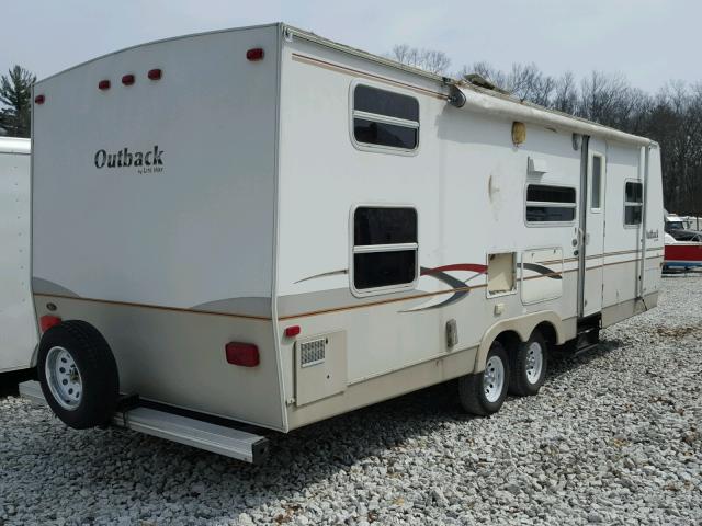 4YDT2802825901076 - 2002 KEYSTONE OUTBACK WHITE photo 4