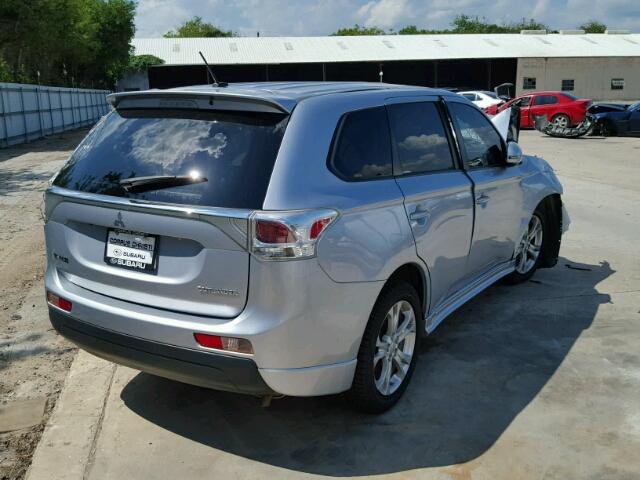 JA4AD3A39EZ015502 - 2014 MITSUBISHI OUTLANDER SILVER photo 4