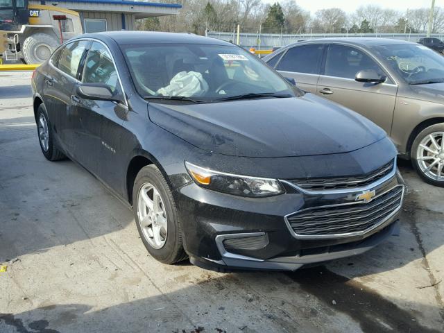 1G1ZB5ST6HF257848 - 2017 CHEVROLET MALIBU LS BLACK photo 1