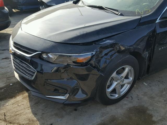 1G1ZB5ST6HF257848 - 2017 CHEVROLET MALIBU LS BLACK photo 9