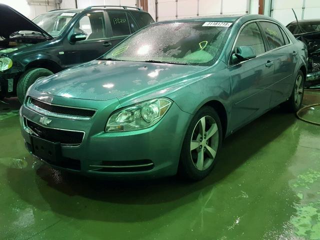 1G1ZJ57B19F109496 - 2009 CHEVROLET MALIBU 2LT BLUE photo 2