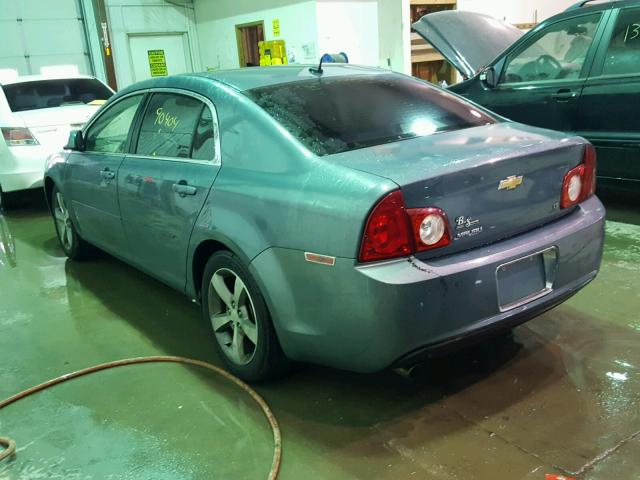 1G1ZJ57B19F109496 - 2009 CHEVROLET MALIBU 2LT BLUE photo 3