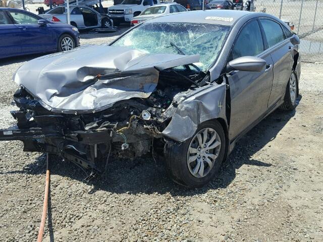 5NPEB4AC4CH426684 - 2012 HYUNDAI SONATA GLS GRAY photo 2