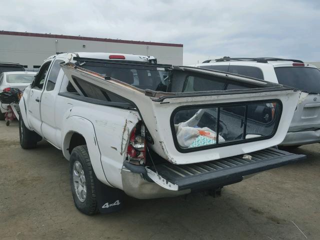 5TEUU42N35Z055569 - 2005 TOYOTA TACOMA ACC WHITE photo 3