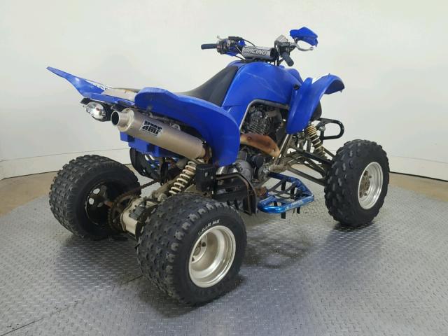 JY4AM01Y35C079651 - 2005 YAMAHA YFM660 R BLUE photo 8