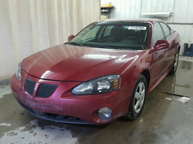 2G2WP522951200912 - 2005 PONTIAC GRAND PRIX MAROON photo 2