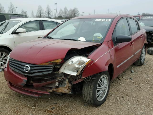 3N1AB6AP4BL730872 - 2011 NISSAN SENTRA 2.0 MAROON photo 2