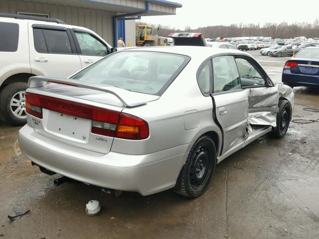 4S3BE635437214943 - 2003 SUBARU LEGACY L SILVER photo 4