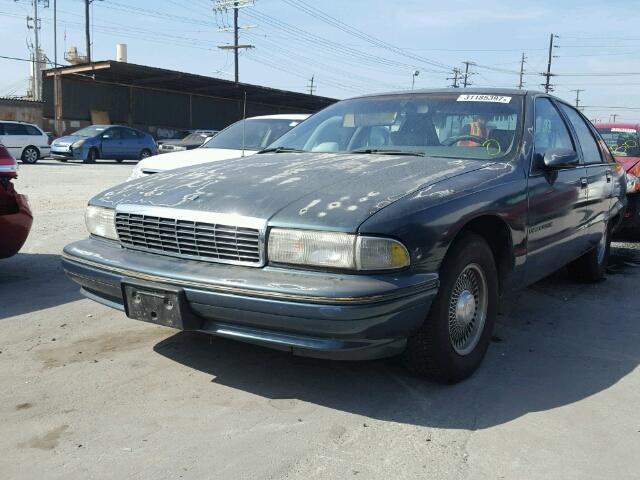 1G1BN53E5NR128597 - 1992 CHEVROLET CAPRICE CL GREEN photo 2