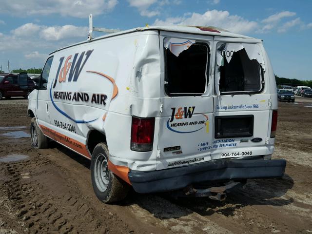 1FTNE1EW1BDB34179 - 2011 FORD ECONOLINE WHITE photo 3