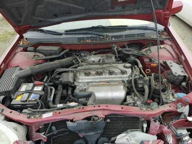 JHMCG6694YC018950 - 2000 HONDA ACCORD SE RED photo 7