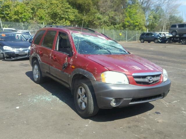 4F2YZ04164KM22683 - 2004 MAZDA TRIBUTE LX RED photo 1