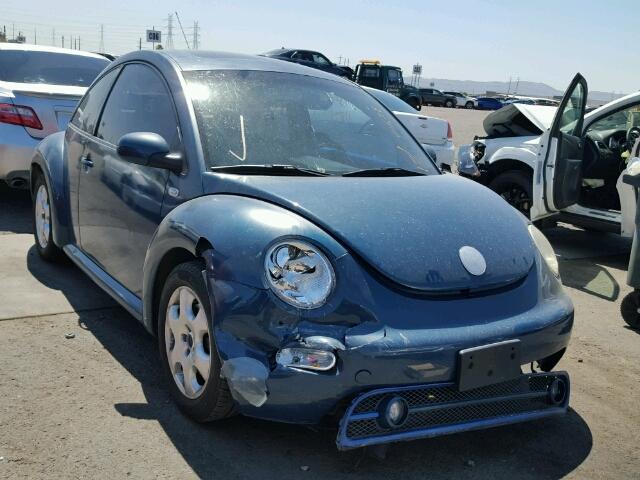 3VWCD21C62M432630 - 2002 VOLKSWAGEN NEW BEETLE BLUE photo 1