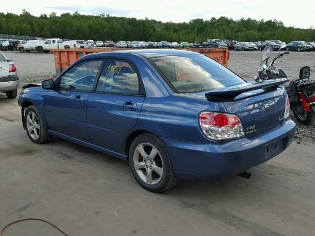 JF1GD61697H512060 - 2007 SUBARU IMPREZA 2. BLUE photo 3