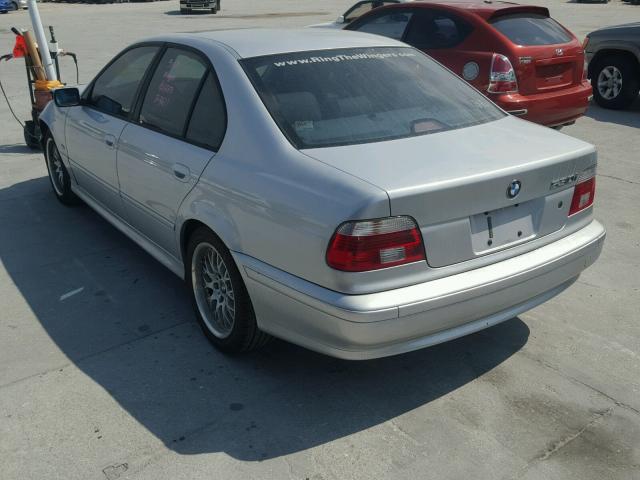 WBADT63492CH94105 - 2002 BMW 530 I AUTO SILVER photo 3
