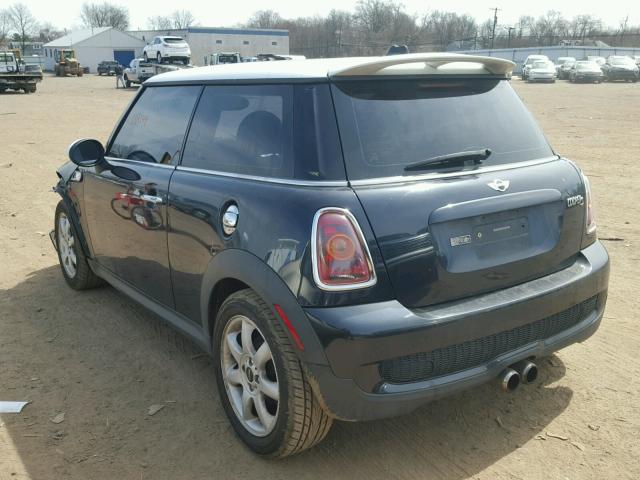 WMWMF735X7TV31499 - 2007 MINI COOPER S BLACK photo 3