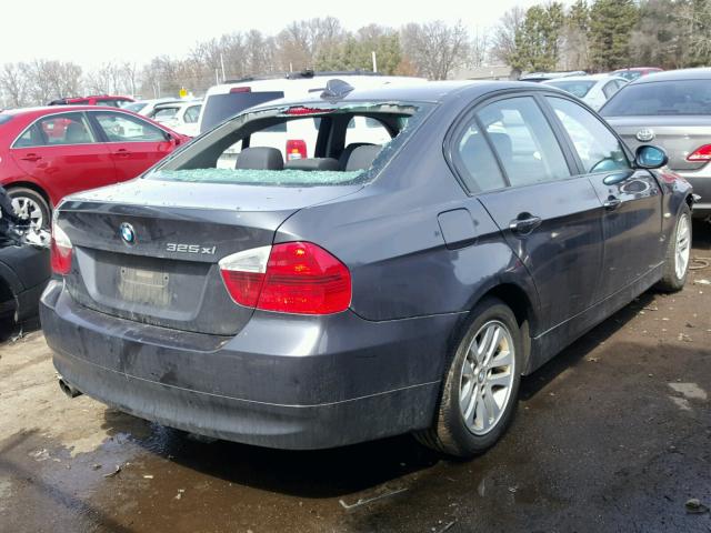 WBAVD13546KV04410 - 2006 BMW 325XI GRAY photo 4