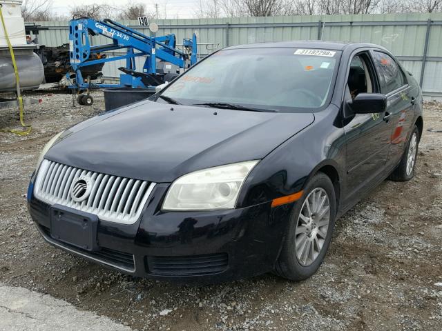 3MEFM08Z46R640561 - 2006 MERCURY MILAN BLACK photo 2