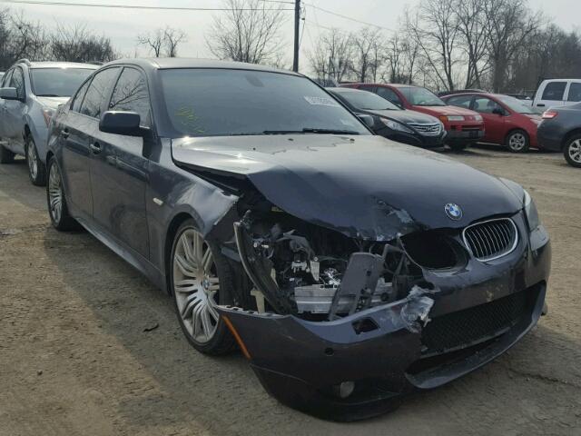 WBANW53528CT52626 - 2008 BMW 550 I BLUE photo 1