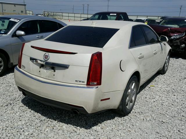 1G6DF577490152895 - 2009 CADILLAC CTS WHITE photo 4