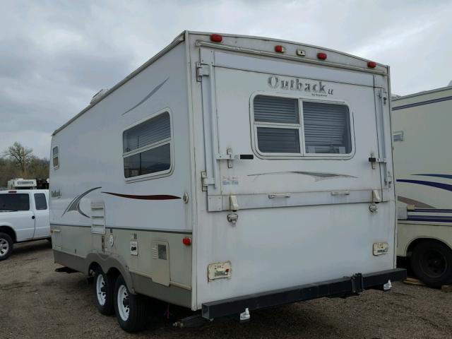 4YDT21R248B451320 - 2008 KEYSTONE OUTBACK WHITE photo 3