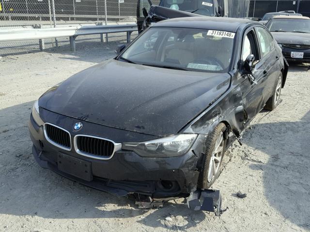 WBA8E5G51GNU21366 - 2016 BMW 320 XI BLACK photo 2