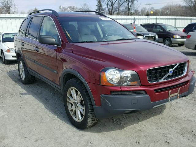 YV1CZ91H041054002 - 2004 VOLVO XC90 T6 BURGUNDY photo 1