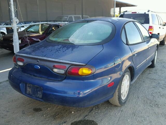 1FALP52U1VG103955 - 1997 FORD TAURUS GL BLUE photo 4