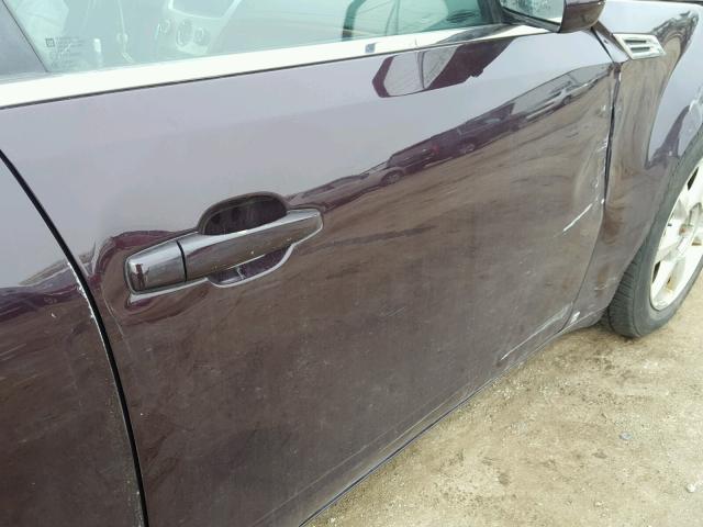 1G6DF577390130032 - 2009 CADILLAC CTS PURPLE photo 9