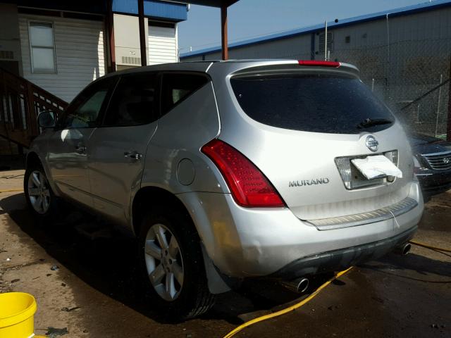 NJ730C - 2006 NISSAN MURANO SILVER photo 3