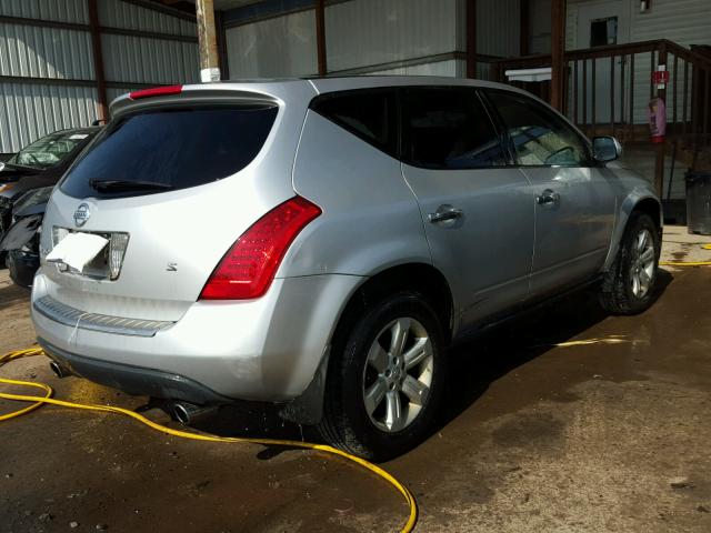 NJ730C - 2006 NISSAN MURANO SILVER photo 4